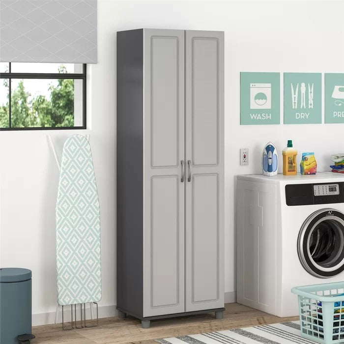 Kitchen Almirah: Two Door White Almirah