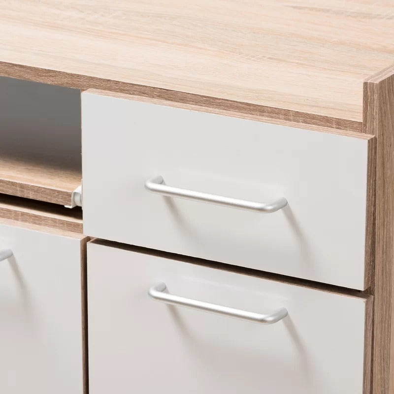 Kitchen Cabinet: 33" Kitchen Pantry And Microwave Stand