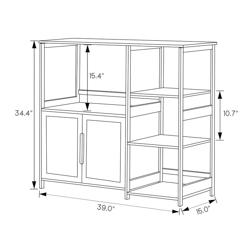 Kitchen Cabinet: 34" Kitchen Pantry(Wooden)