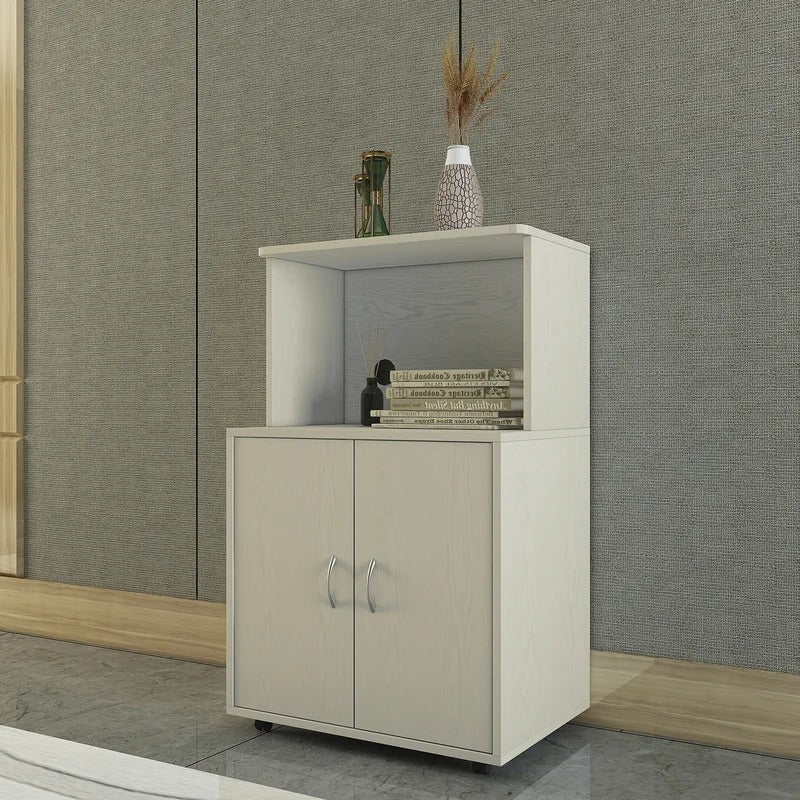 Kitchen Cabinet: 38.93" Kitchen Pantry And Microwave Stand