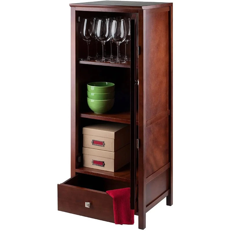 Kitchen Cabinet: 47" Kitchen Pantry Wooden