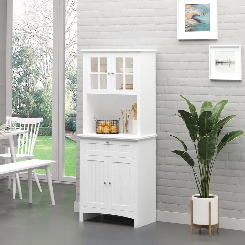 Kitchen Cupboard : DEN 63" Kitchen Cabinet And Pantry