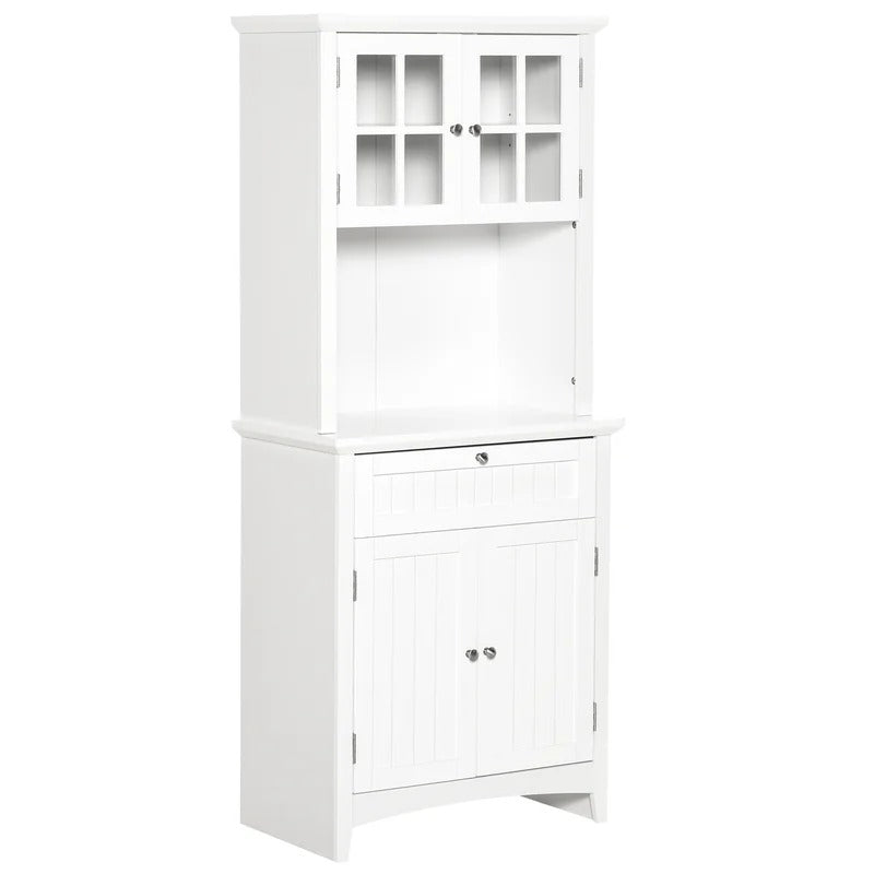Kitchen Cupboard : DEN 63" Kitchen Cabinet And Pantry