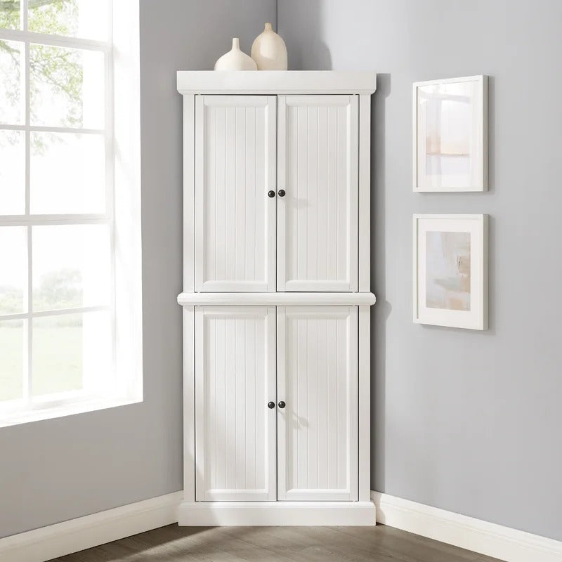 Kitchen Cabinet: Long 72" Kitchen Hutch And Cabinet