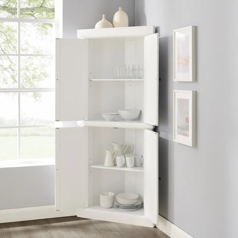 Kitchen Cabinet: Long 72" Kitchen Hutch And Cabinet