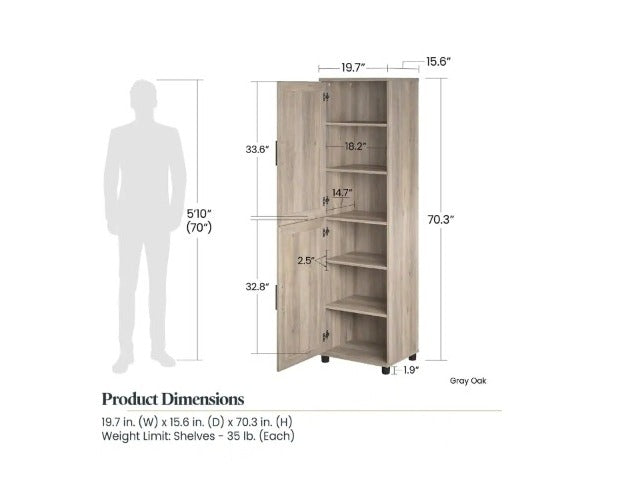 Kitchen Cabinet MAYA 70 Kitchen Pantry-1