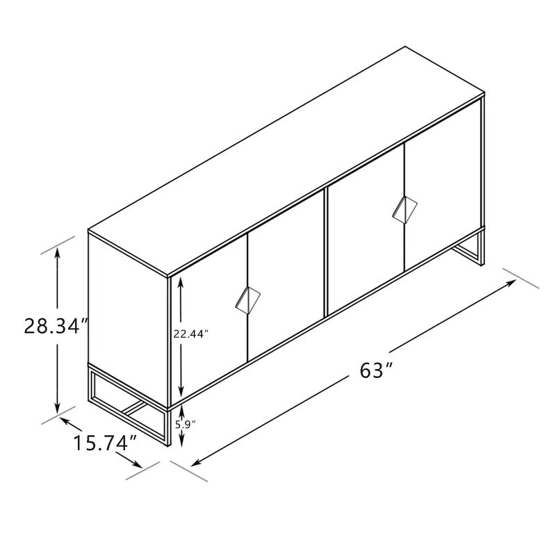 Kitchen Cabinet: Modern 28.34" Kitchen Pantry