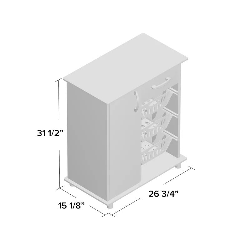 Kitchen Cupboard: 31.49" Kitchen Pantry and Cabinet
