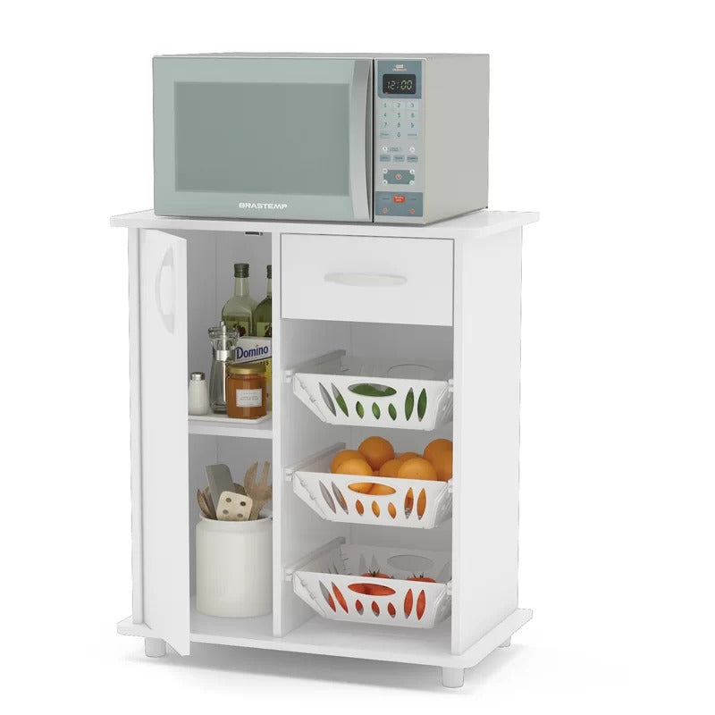 Kitchen Cupboard: 31.49" Kitchen Pantry and Cabinet