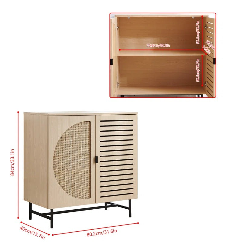 Kitchen Cupboard: 33" Modern Kitchen Pantry And Cabinet