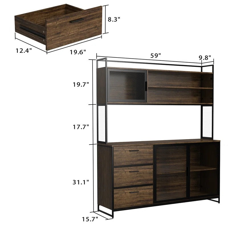 Kitchen Cupboard: Modern 26.96" Kitchen Pantry
