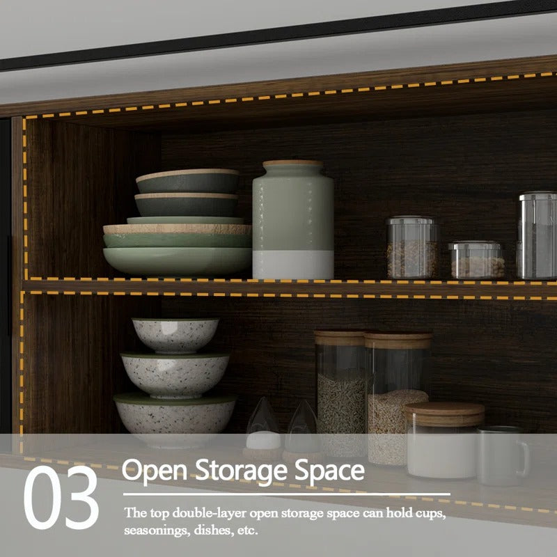 Kitchen Cupboard: Modern 26.96" Kitchen Pantry