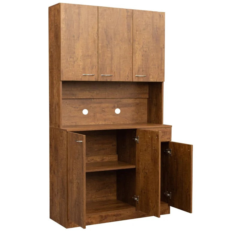 Kitchen Cupboard: Walnut 71" Kitchen Pantry