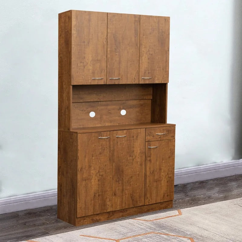 Kitchen Cupboard: Walnut 71" Kitchen Pantry