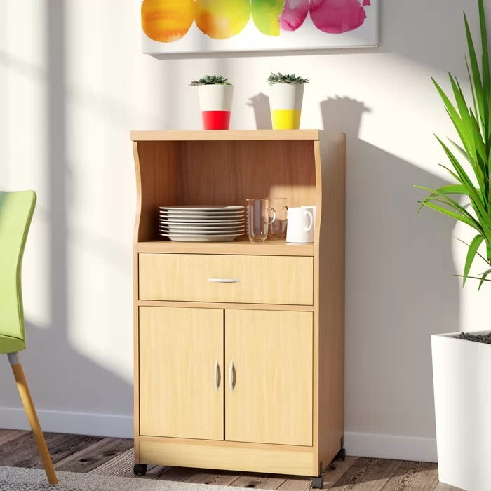 Kitchen Island: 23.6'' Wide Rolling Kitchen Island Table