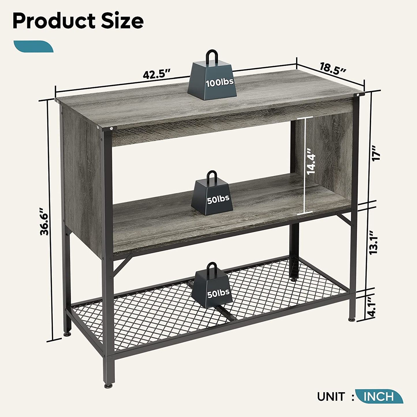 Kitchen Island: 42.5'' Wide Kitchen Island Table