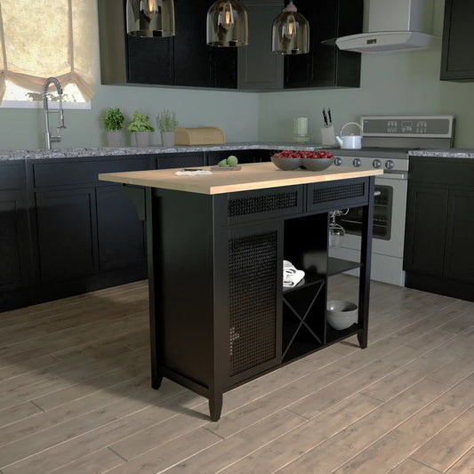 Kitchen Island: 48.25'' Kitchen Island