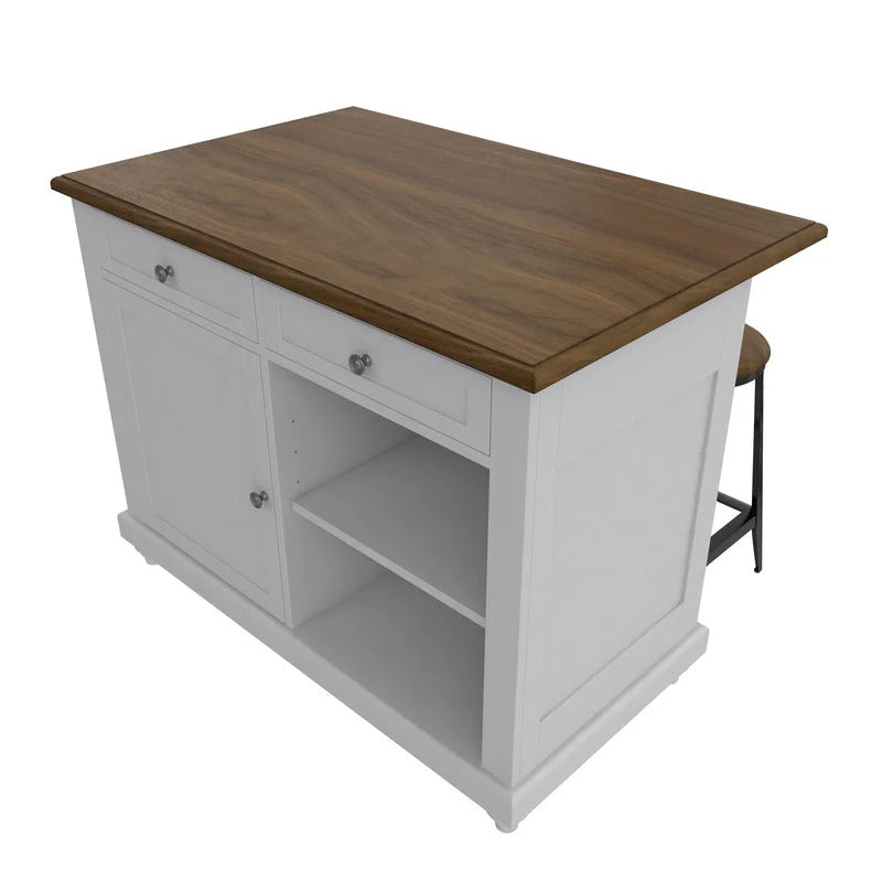 Kitchen Island: 48'' Kitchen Island Set