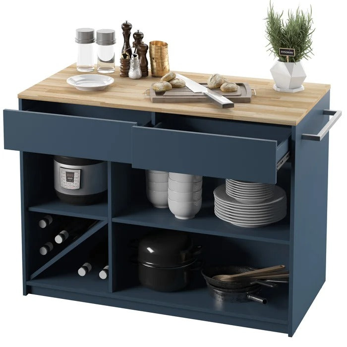 Kitchen Island Table: 47.5'' Wide Kitchen Island