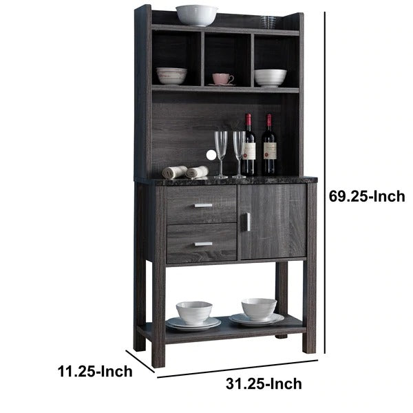 Kitchen Racks 31.25' Wood Standard Kitchen Racks