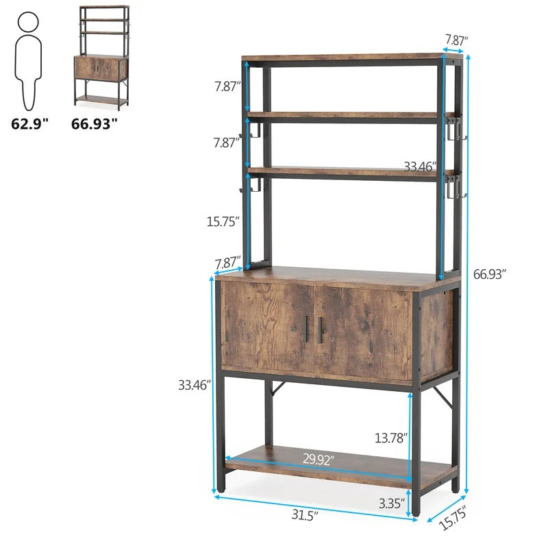 Kitchen Racks 31.49'' Steel Standard Kitchen Rack