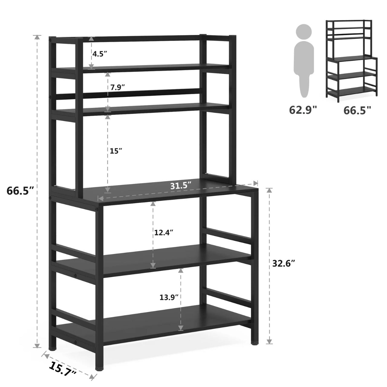 Kitchen Racks: 31.5'' Steel Standard Rack