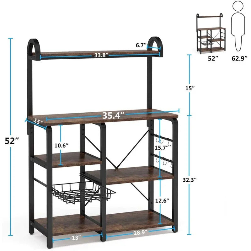 Kitchen Racks: 35.4'' Steel Standard Rack