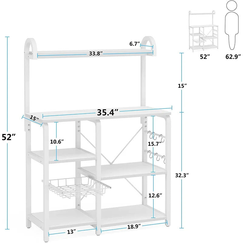 Kitchen Racks: 35.4'' Steel Standard Rack