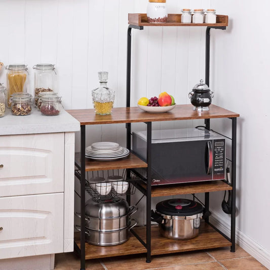 Kitchen Racks: 35.5'' MDF & Steel Tube Standard Rack
