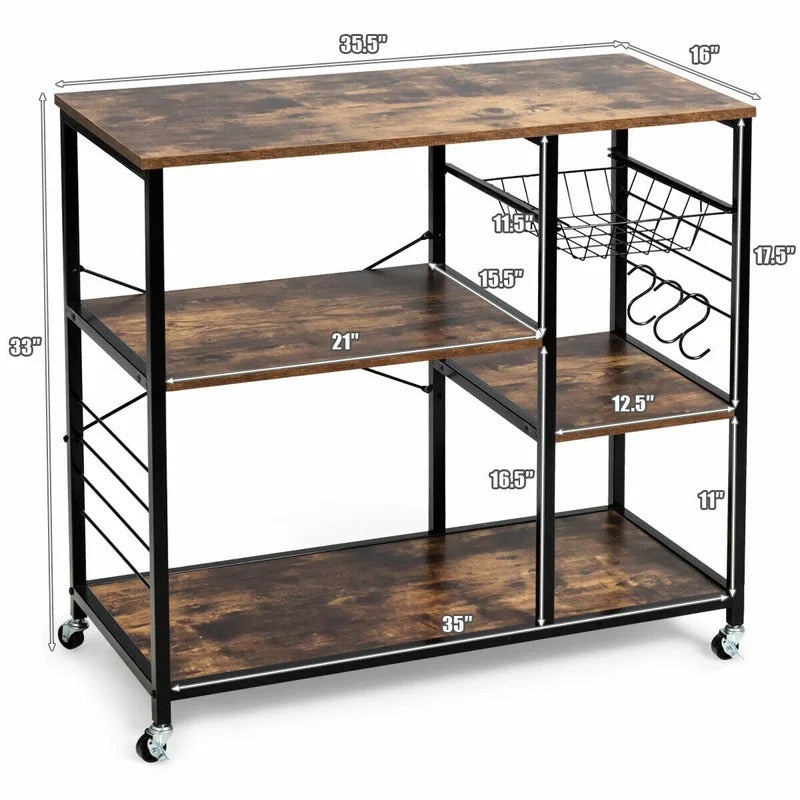 Kitchen Racks 35.5'' Standard Kitchen Rack