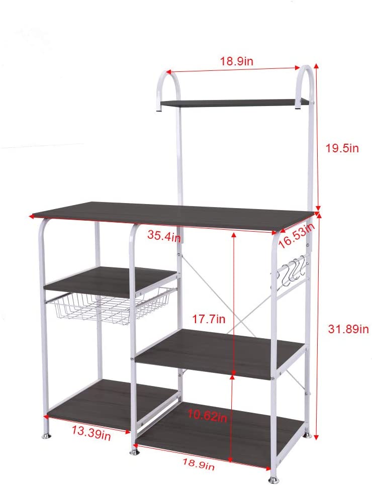 Kitchen Racks: 35.5'' Steel Standard Kitchen Rack