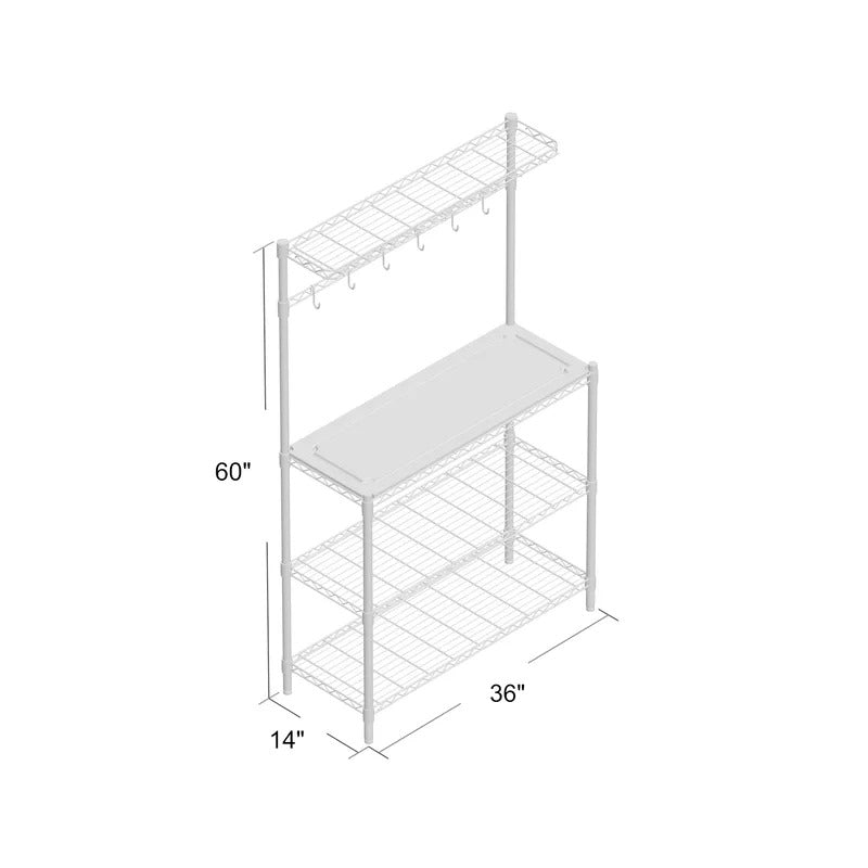 Kitchen Racks: 36'' Chrome Standard Kitchen Rack