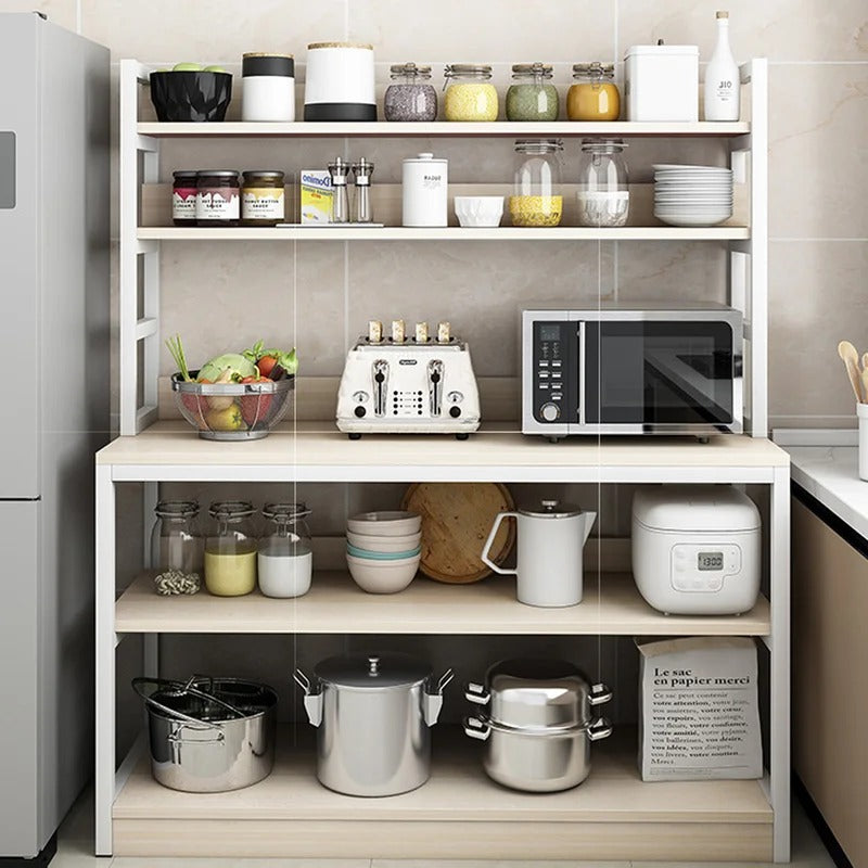 Kitchen Racks 39.4'' Wood Standard Kitchen Rack