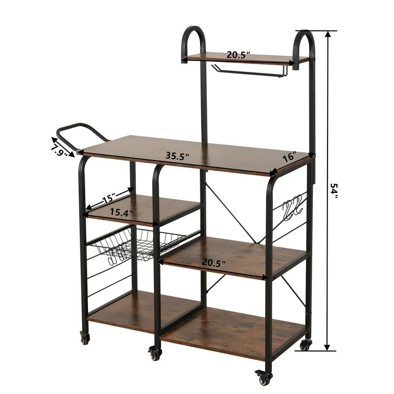 Kitchen Racks: 43.4'' Iron Standard Kitchen Rack