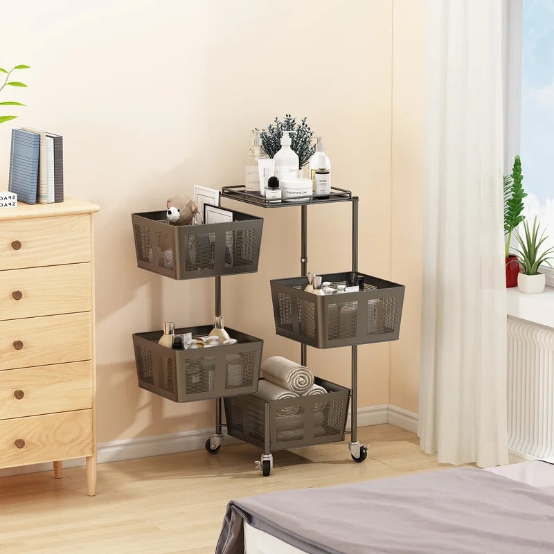 Kitchen Shelves: Ameniya 28.54" H x 11.88" W x 11.88" D Storage Rack