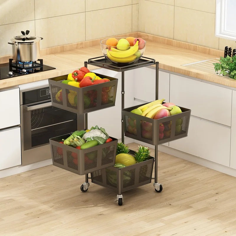 Kitchen Shelves: Ameniya 28.54" H x 11.88" W x 11.88" D Storage Rack