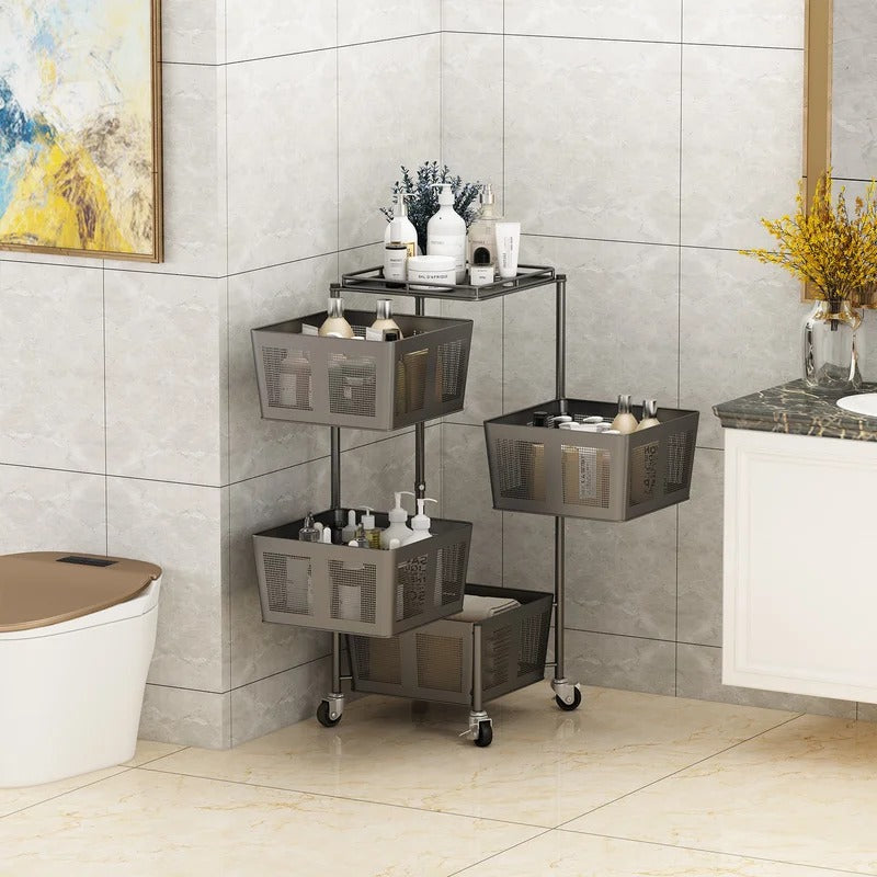 Kitchen Shelves: Ameniya 28.54" H x 11.88" W x 11.88" D Storage Rack