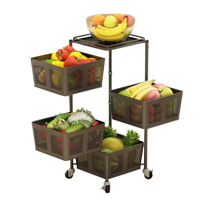 Kitchen Shelves: Ameniya 28.54" H x 11.88" W x 11.88" D Storage Rack