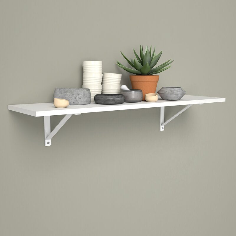 Kitchen Shelves : Basic Wall & kitchen Shelves Bracket Shelf