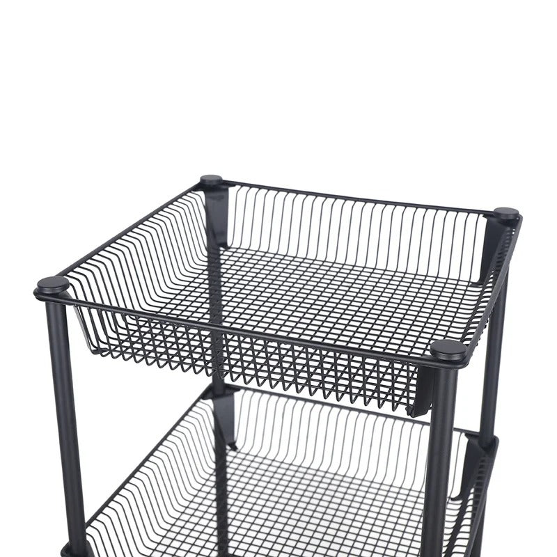 Kitchen Racks: Bomessi 5-Tier Multi-Functional Rolling Storage Shelves