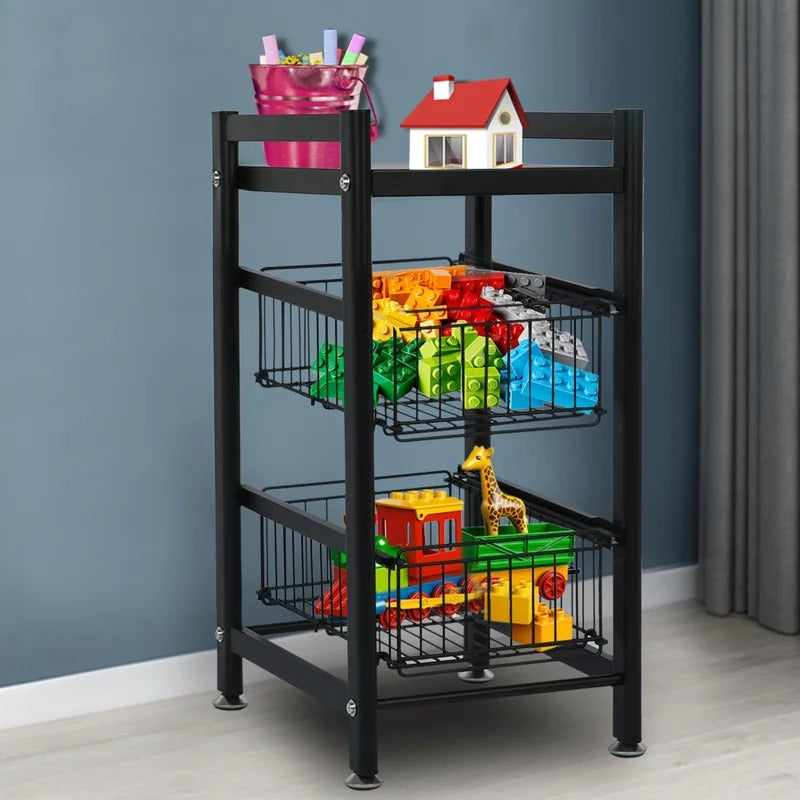 Kitchen Racks: Gellan 24" H x 15" W x 11.8" D Kitchen Storage Rack