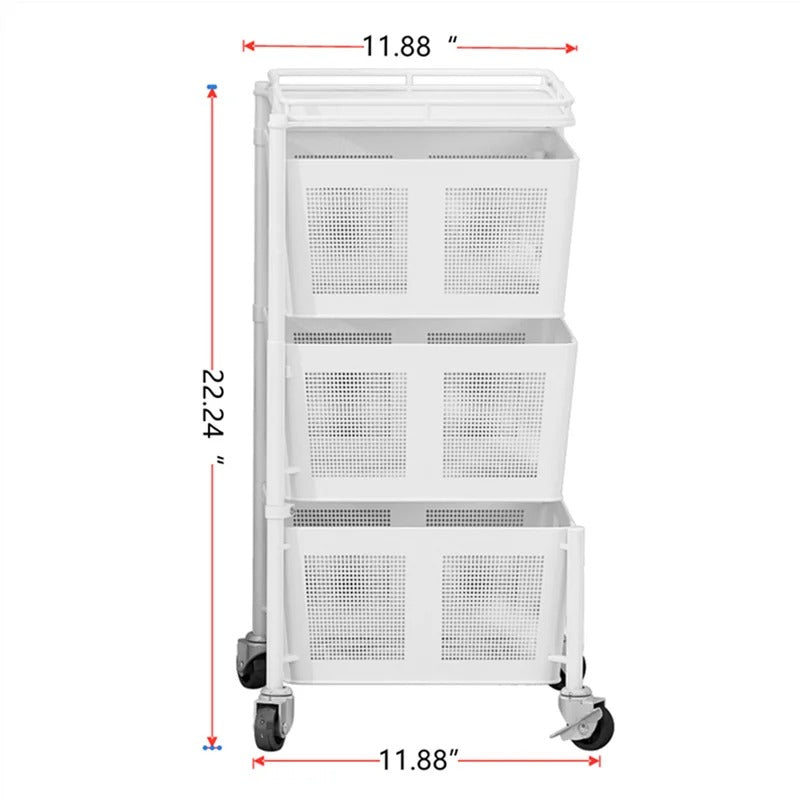 Kitchen Racks: Kamito 22.24" H x 11.88" W x 11.88" D Storage Rack