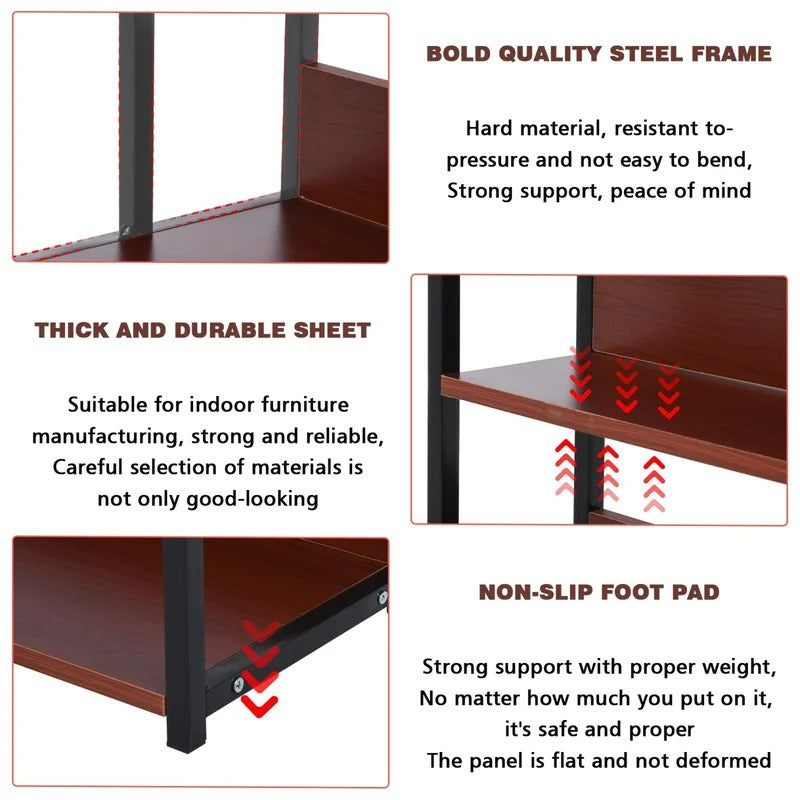 Kitchen Shelves: Kingfing Tero 25" H x 17.7" W x 8.7" D Multi-Functional Condiment Rack