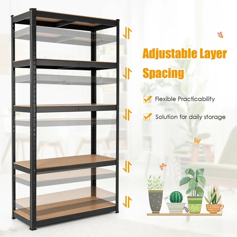 Kitchen Shelves: Kyworm 72" H x 36" W x 16" D Shelving Unit
