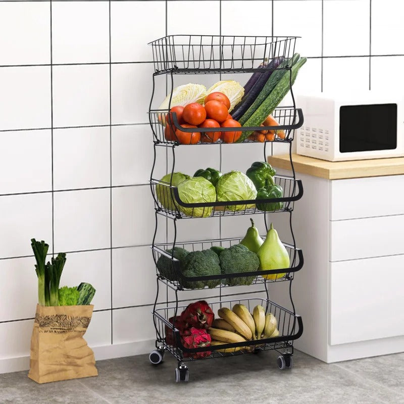 Kitchen Racks: Latopen 39.76" H x 16.14" W x 11.41" D Storage Rack