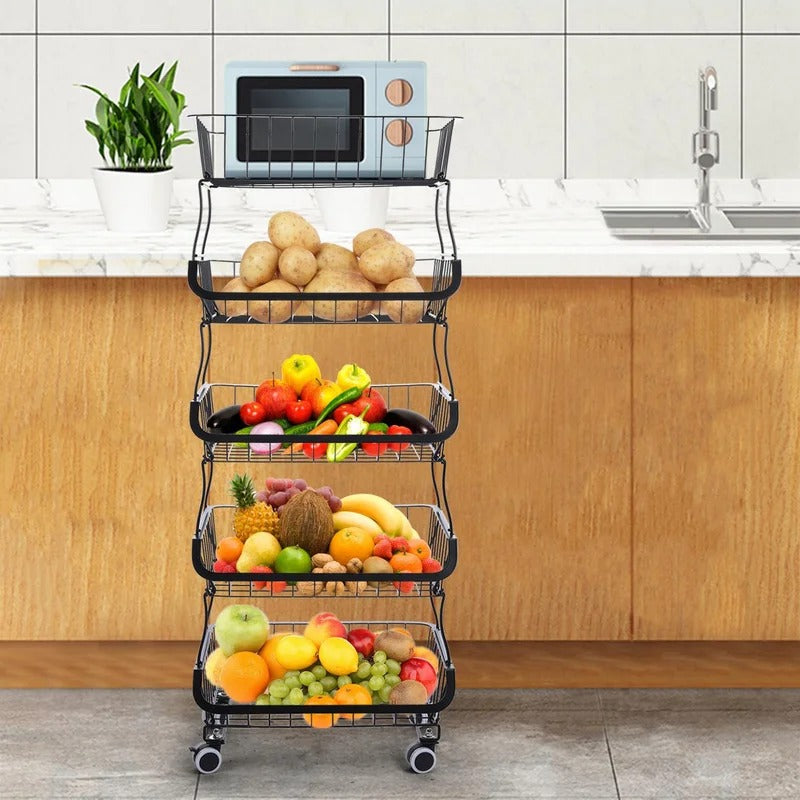Kitchen Racks: Latopen 39.76" H x 16.14" W x 11.41" D Storage Rack