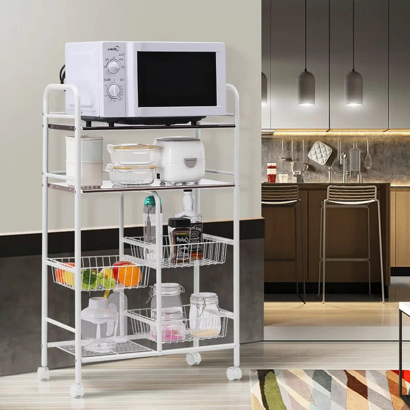 Kitchen Racks: Legins 39.37" H x 23.62" W x 10.24" D Dining Cart