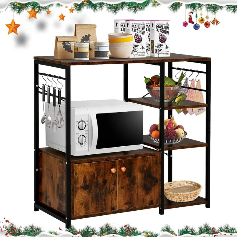 Kitchen Racks: Omiker 33.5" H x 35.4" W x 15.7" D Kitchen Baker’s Rack