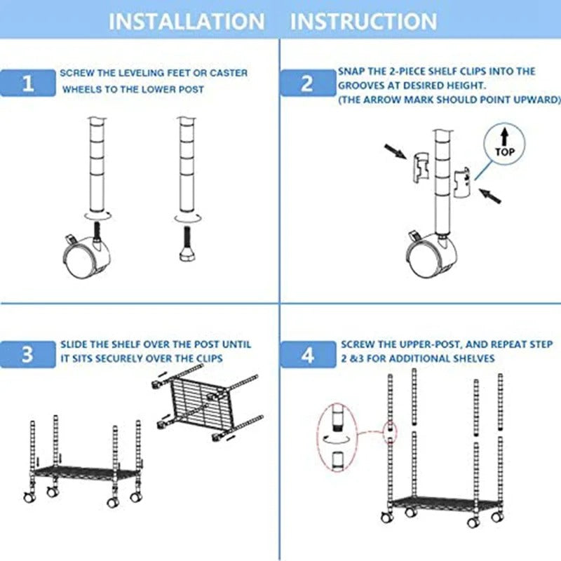 Kitchen Shelves: Quantum 22"H x 24" W Shelving Unit