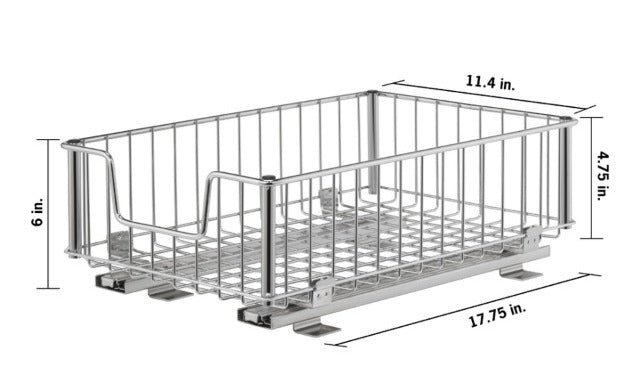 Kitchen Storage Unit Quantom Sliding Wire Drawer